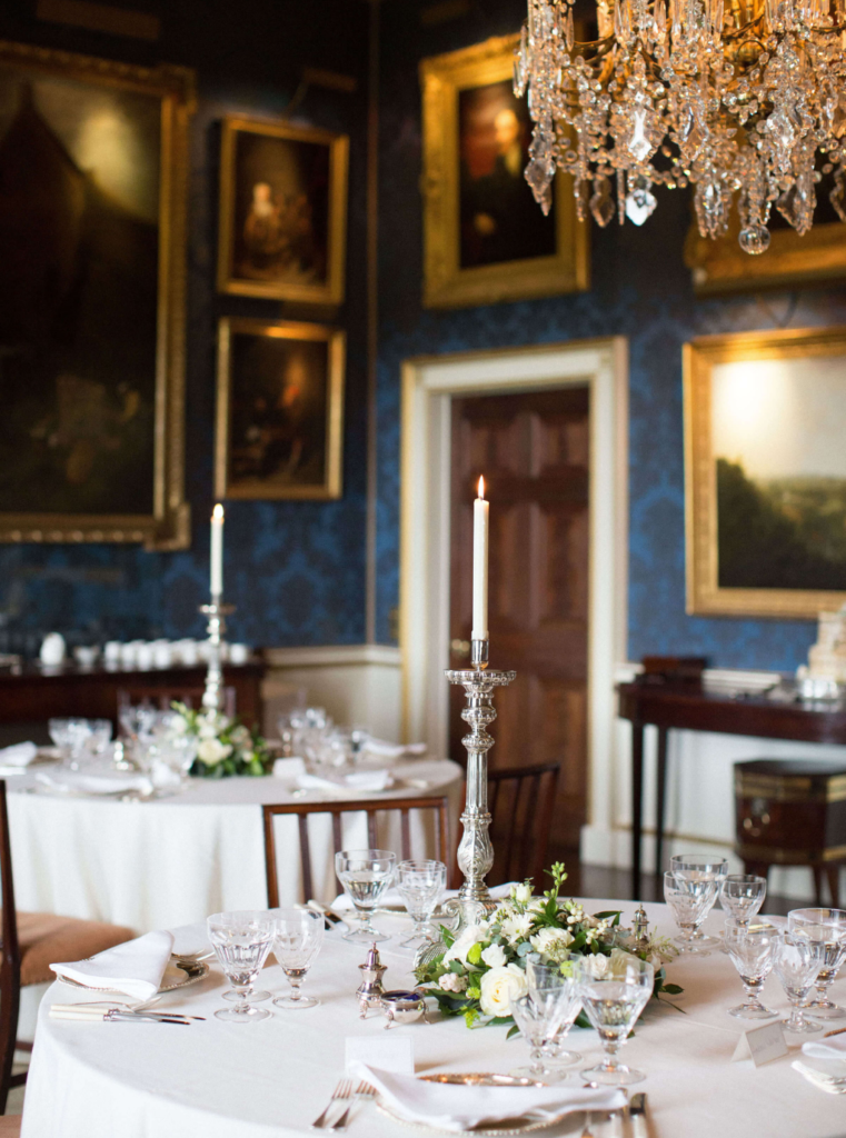 Regal dining room in a country estate